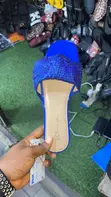 Takalmi na Coach Blue Leather Slides - Girman 40 - 2