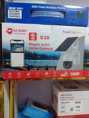 Kyamaran GZ Sony S38 Mai Lens Guda Daya, Mai Amfani da Hasken Rana da 4G LTE