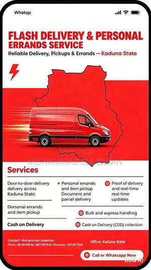 Flash General Service: Delivery & Cleaning