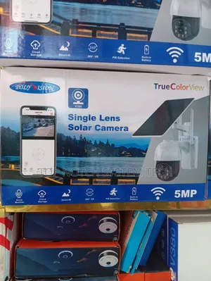 Polyvision 5MP Solar WiFi Camera (PTZ 360°)