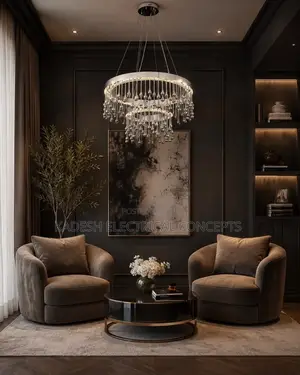 Sashin Zamani na Crystal Chandelier don Falo