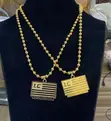 Classy 'I C' Stainless Steel Unisex Necklace - 2