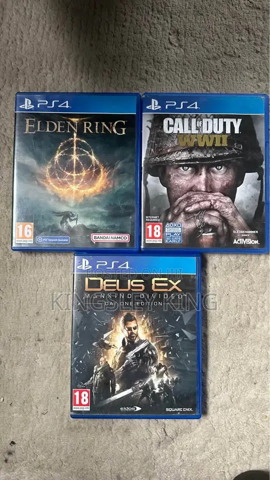 PS4 Games: Elden Ring, Call of Duty, Deus Ex - 1