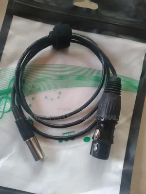 Kabel 4-Pin Mini XLR TA4F zu 3-Pin XLR, 1m, Gold Plated