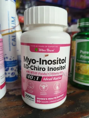 Wins Town Myo-Inositol & D-Chiro Inositol with Folate & D3 - 90 Capsules