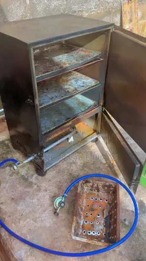 Used Charcoal Oven with Gas Burner