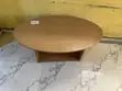 Wooden Oval Office Centre Table - 1