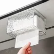 2pcs Wall Mounted Acrylic Tissue Rack - 2