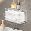 2pcs Wall Mounted Acrylic Tissue Rack - 3