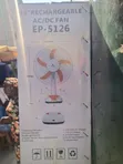 16" Easy Power Fan Mai Sake Yin Caji Ta Hanyar Rana - 3