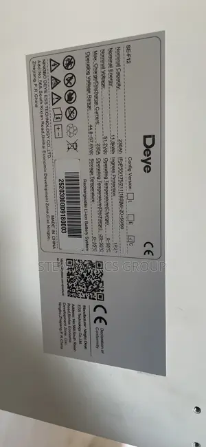 Deye 12kWh Lithium Battery