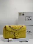 Coach Medium Handbag - Yellow - 1