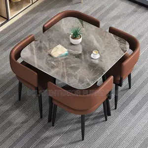 Sabon Dining Set Mai Siffar Murabba'i (Mutane 4)