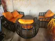 Executive Black Rattan Outdoor Set - 1
