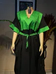 Brand New 4F Jalabiya - Green & Black - 2