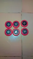 8pcs 72mm Roller Skate Wheels + 2 Power Frames Set - 2