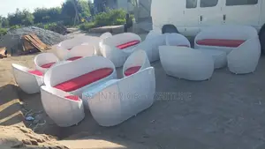 Coconut White 7-Seater Outdoor Set