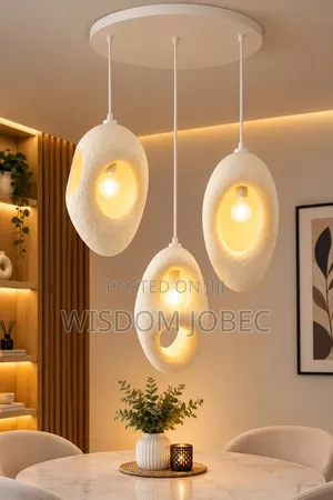 Modern Wabi-Sabi Organic Hollow Pendant Light