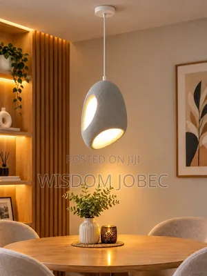 Contemporary Wabi-Sabi Sculptural Pendant Light