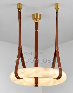 Oslo Alabaster Ring Chandelier