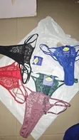 Women's Thong Panties - Cotton & Lace - 2