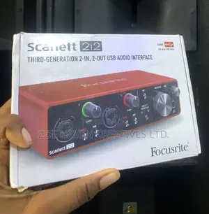 Focusrite Scarlett 2i2 (3rd Gen) USB Audio Interface