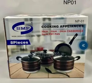 SMP 8-Piece Cookware Pot Set