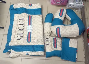 Baby Duvet Cover, Bed Sheet & Nursing Pillow Set