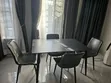 Square Marble Dining Table + 4 Grey Chairs - 2