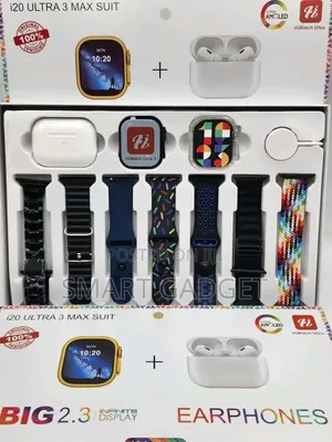 I20 Ultra Max Smart Watch with Earpods