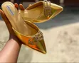 Manolo Blahnik Gold Flat Shoes - Size 41 - 3