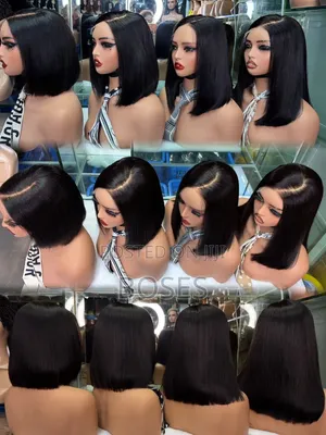 Gashin Mutum Factory Made 4x4 Bob Wig