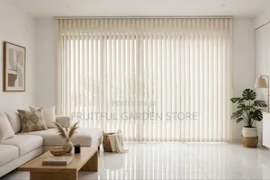 Premium Office Vertical Blind - Brown Fabric