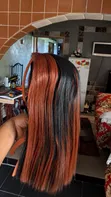 Gashin Gyale Mai Launi na Copper da Baki - 1