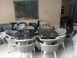 Kyakkyawar Dining Table Mai Kujeru 6 (Marble Top) - 2