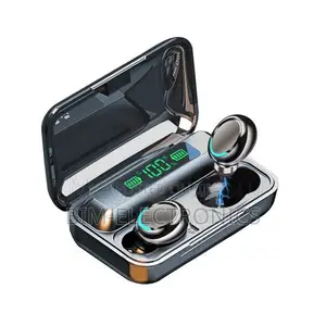 Earpods masu Haɗa Bluetooth Mara Wayoyi tare da Power Bank a Ciki
