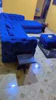 L-Shape Sofa da Center Table - 1