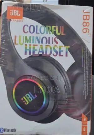 Brand New JBL JB86 Over-Ear Wireless Headphones - Black