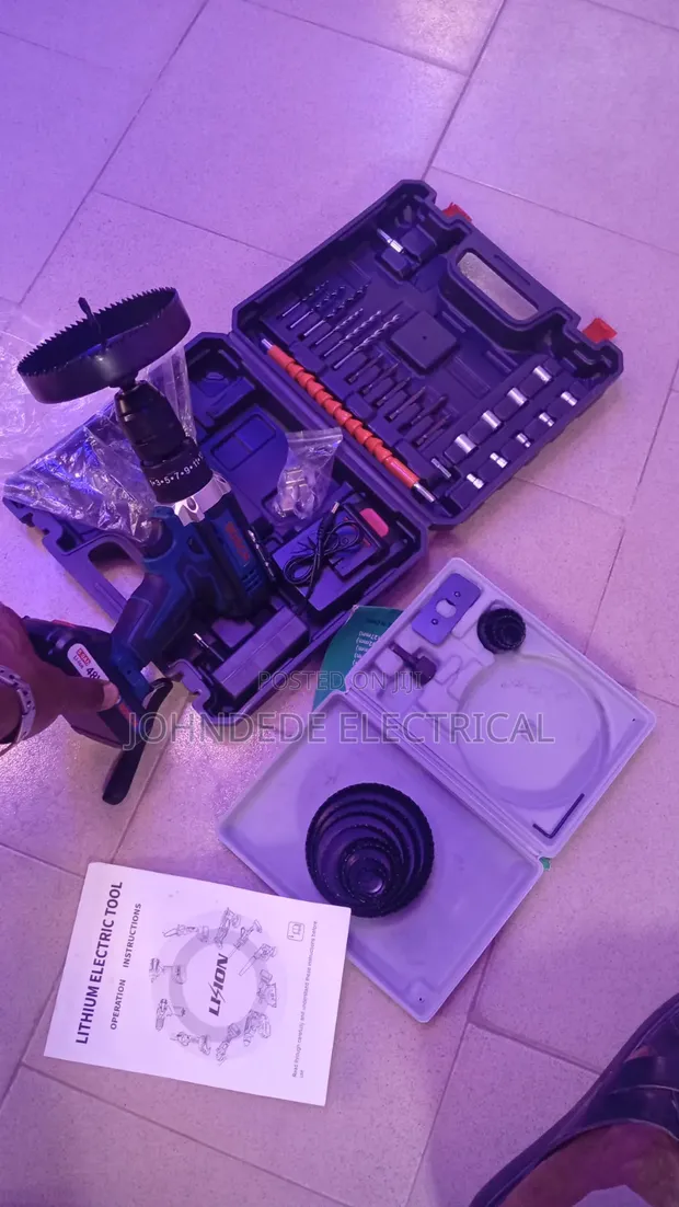 Brand New Rechargeable Drilling Machine with Pop Cutter - 1