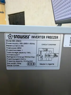 Snowsea 220L Chest Inverter Freezer - Sabon Abu