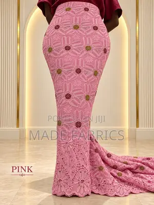 3D Floral Guipure Lace Fabric