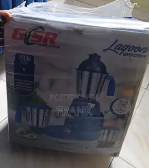 Brand New GSR Lagoon Mixer Grinder - 750W Heavy Duty