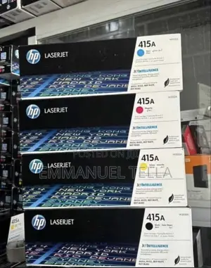 Genuine HP 415A Toner Cartridges (Black, Cyan, Yellow, Magenta)
