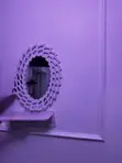 Mini Wall Console Mirror - Home Interiors - 1