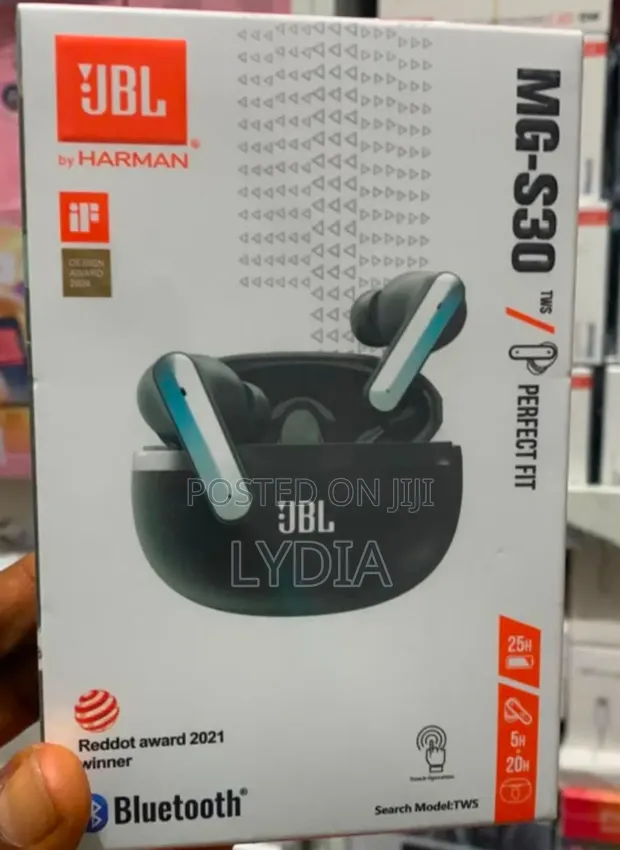 JBL S30 In-Ear Wireless Bluetooth Headphones - Black - 1