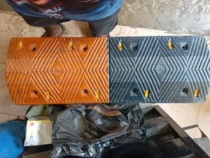 Heavy Duty Rubber Speed Bump - Yellow & Black