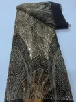 Beaded Lace Fabric - 5 Yards - 2