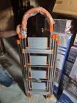 4 Mataki Aluminium Multi-Purpose Ladder & Cloth Hanger - 1