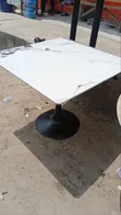 Marble Dining Table - Square, Multicolored, Seats 4 - 2