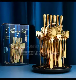 Brand New Gold Cutlery Set